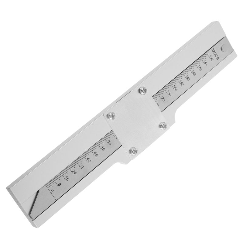 Tire Tread Depth Gauge With Magnifier Accurate Measurement Tool For Tire Tread Easy To Use Multi-Functional Metal Depth Ruler For All Vehicle Types - Image 1