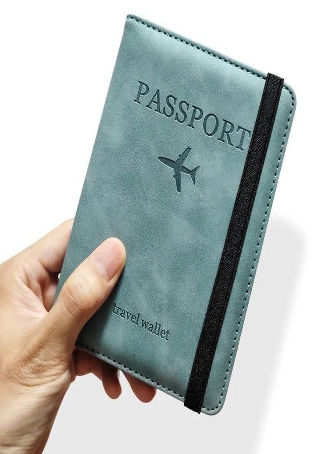 Vyoree Leather Passport Cover Premium PU Passport Holder Travel Wallet Organiser Passport Case with Card Slots ID Holder Currency Pocket Boarding Pass Sleeve Travel Document Accessories Organiser - Image 5