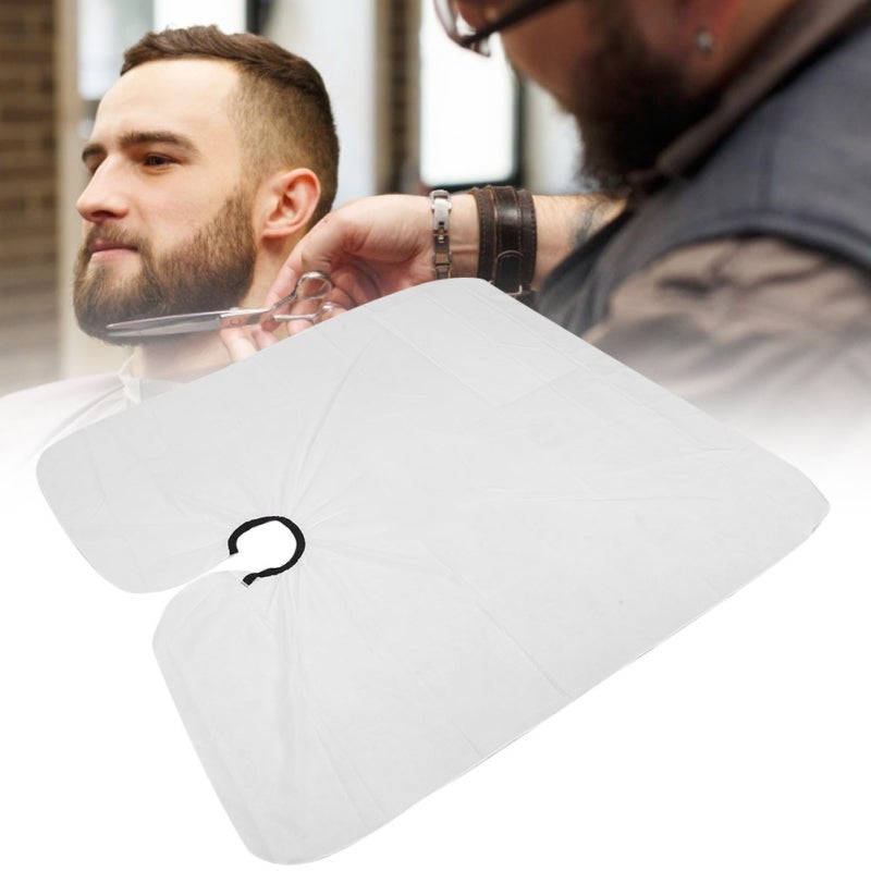 Barber Unique Skull Pattern Hair Cutting Cape Cloth Hairdressing Apron Hair Salon Accessories White - Image 5