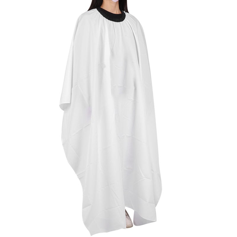 Barber Unique Skull Pattern Hair Cutting Cape Cloth Hairdressing Apron Hair Salon Accessories White - Image 3