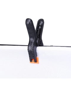 PADOM Padom T-Shape Portable Background Backdrop Support Stand Kit 5ft  150cm Wide 7ft 200cm Tall Adjustable Photo Backdrop Stand with 4 Spring Clamps  - Image 2
