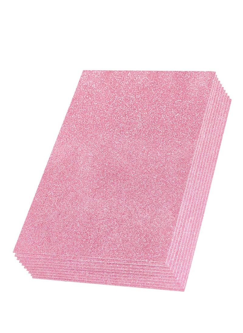 Glitter Eva Foam 10 Sheets A4 21x29.7cm ,2mm 1/12” foam for easy cutting, shaping and gluing