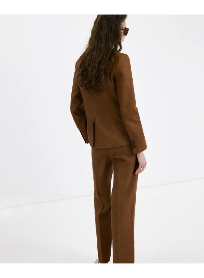 مانجو Linen suit jacket