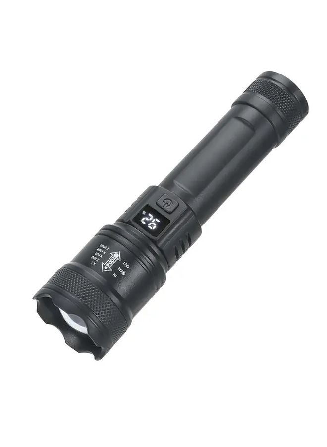 1pc Multi Functional Handheld Flashlight USB Rechargeable Portable ABS Work Lamp - Image 1