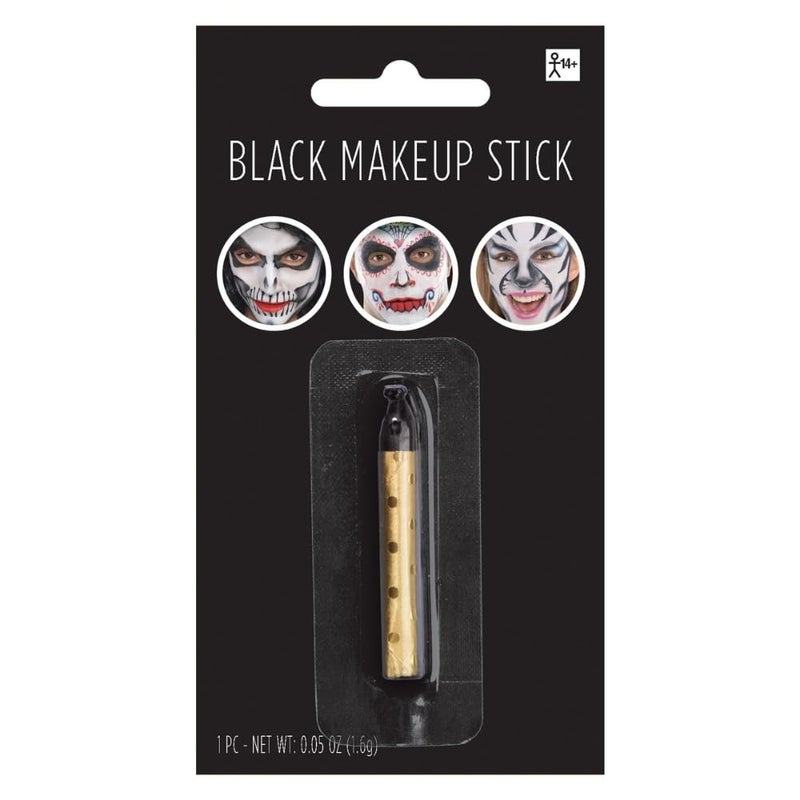 Amscan Black Face Paint Makeup Stick for Party Fun 005 oz Bold LongLasting EasytoApply Perfect Party Essential for Kids Adults - Image 2