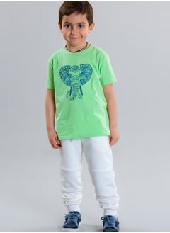 Pear Concept Kids Elephant Embroidered T-Shirt  - Image 4