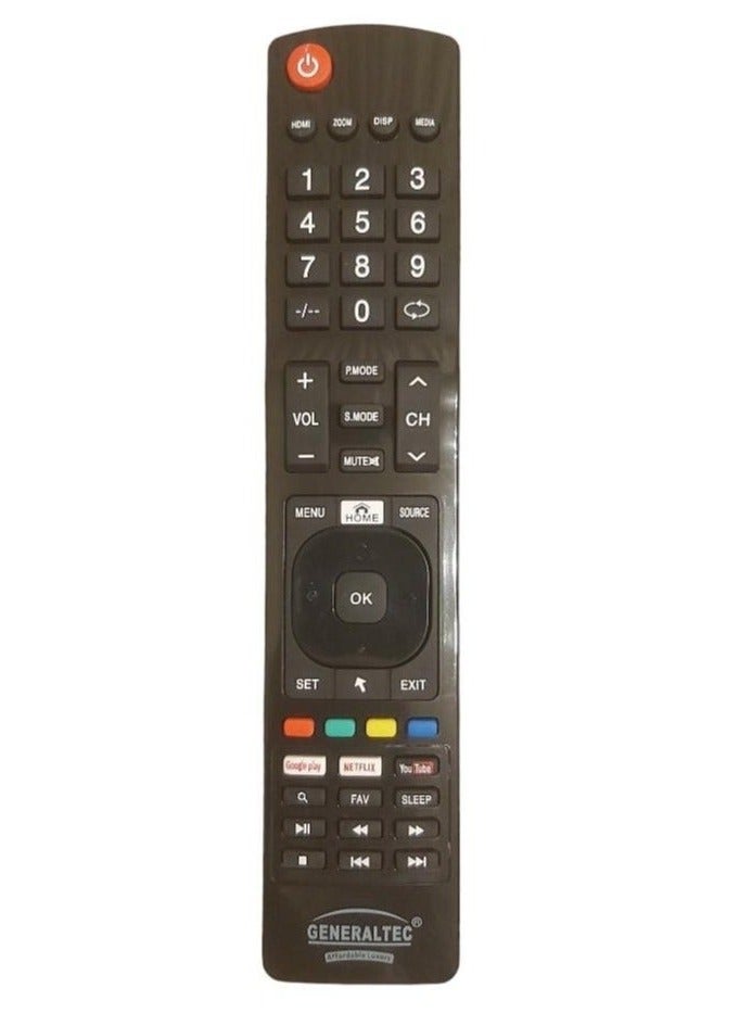 GENERALTEC Generaltec TV Remote | Replacement Remote Compatible With GENERALTEC Smart TV, LED, LCD - Image 3