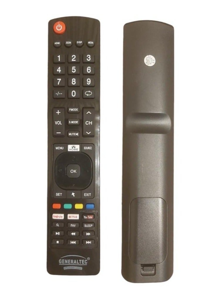 GENERALTEC Generaltec TV Remote | Replacement Remote Compatible With GENERALTEC Smart TV, LED, LCD - Image 2