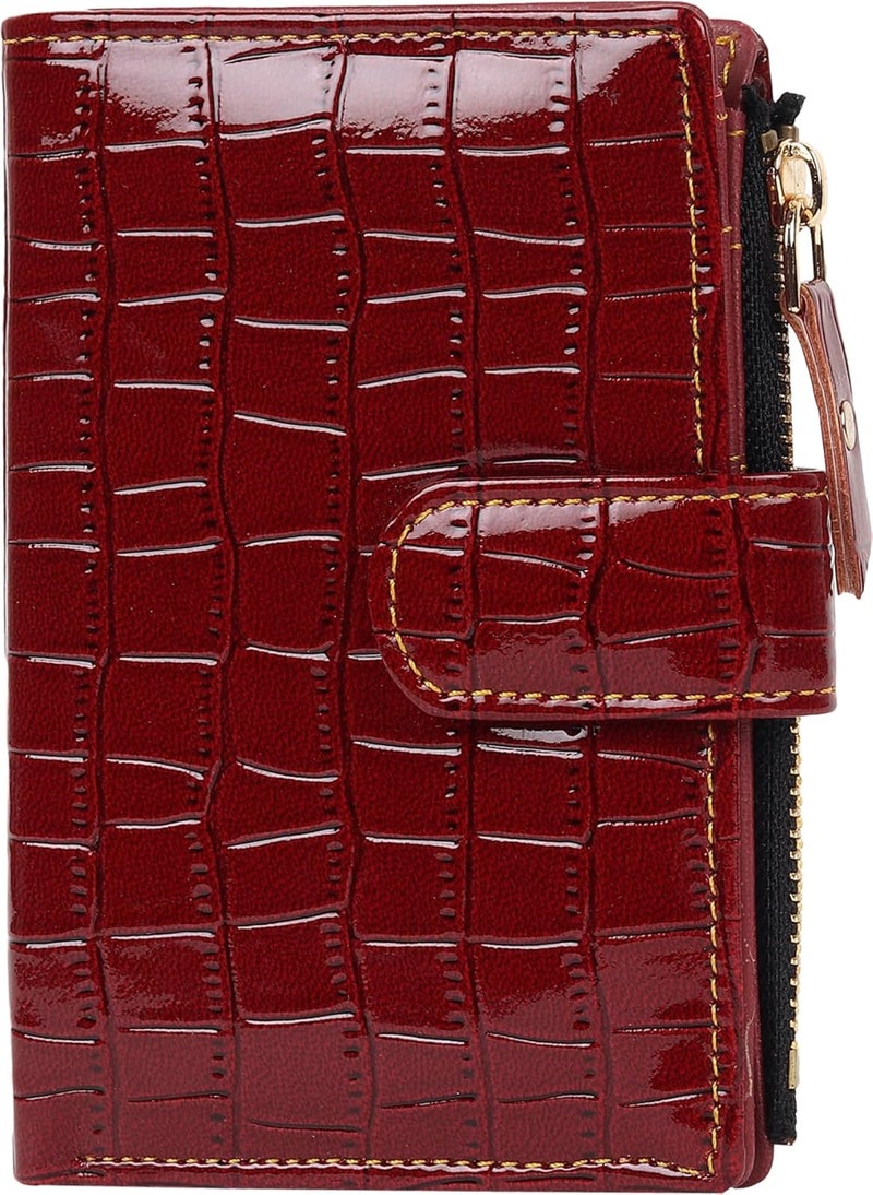 SAMTROH PU Leather Wallet for Women (Red Cherry) - Image 1