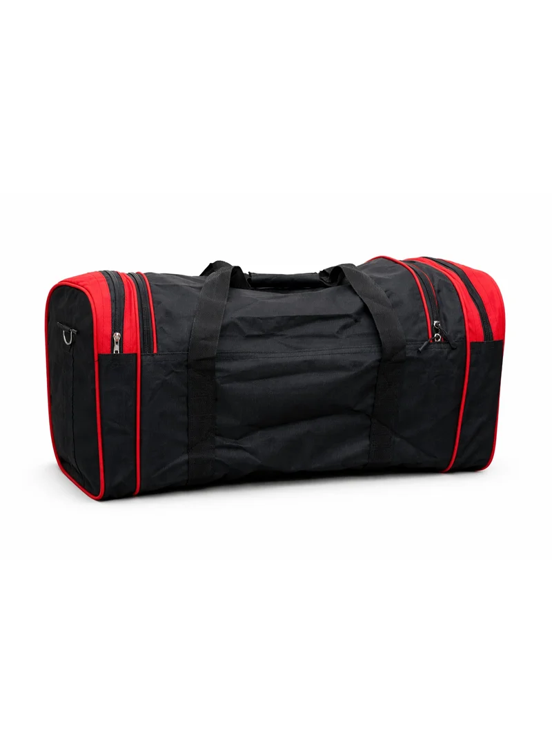 MNUK MNUK Travel Duffel Bag Carry on Bag with Shoes Compartment for Men and Women, Weekend Overnight Bag Sports Gym Bag (Small-20inch) RED