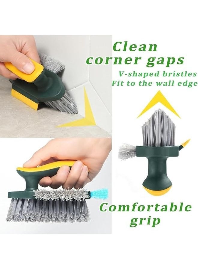 Generic - 4 in 1 Multifunctional Corner Window Sink Kitchen Cleaning Brush Bathroom Cleaning Brush V-Shaped Gap Cleaning Brush - Image 1