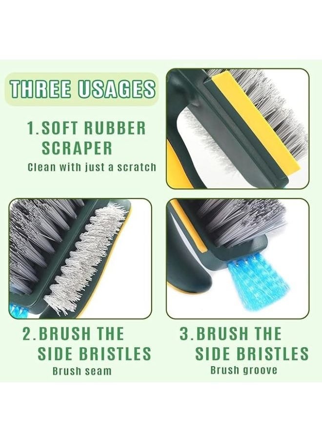 Generic - 4 in 1 Multifunctional Corner Window Sink Kitchen Cleaning Brush Bathroom Cleaning Brush V-Shaped Gap Cleaning Brush - Image 1