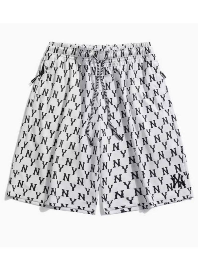 MLB New MLB Large Loose Casual Shorts 