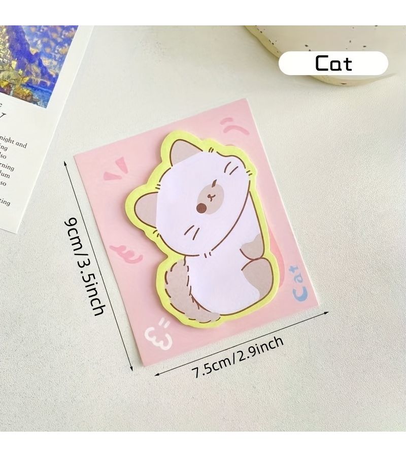 16 Sets Cute Cartoon Animal Sticky Notes 480 Sheets Adorable 3D Memo Pads for Office School - Image 3