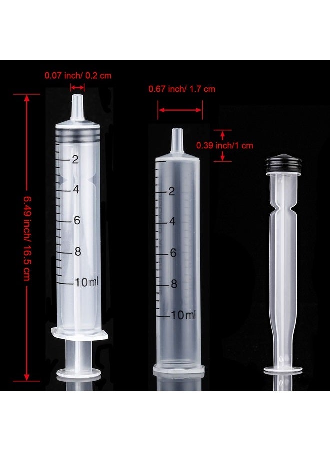 Frienda 20 Packs Plastic Syringe with Measurement, Suitable for Measuring, Watering, Refilling  - Image 2