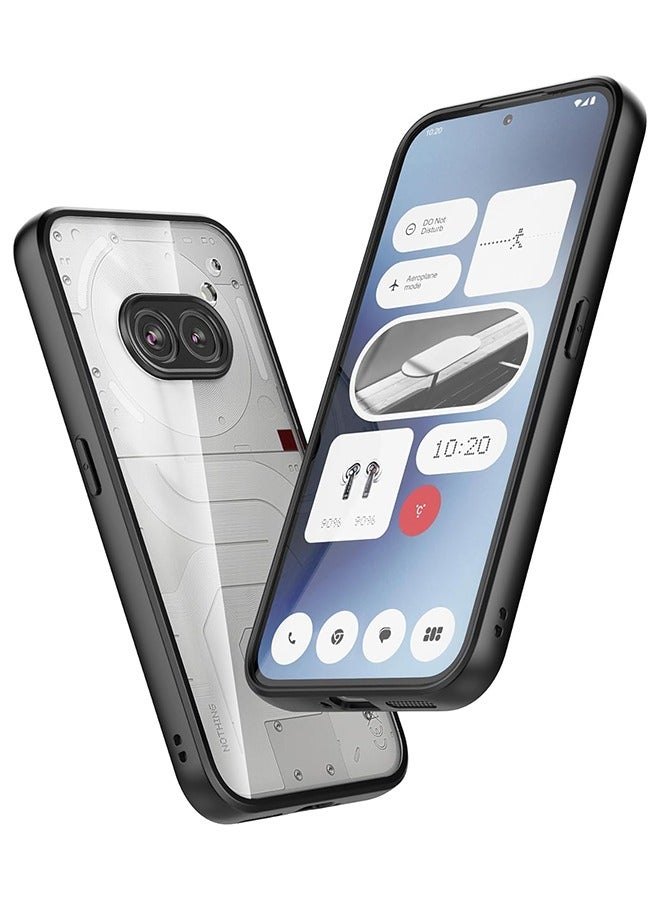 Clear Case for Nothing Phone 2A/ Nothing 2A Plus, Transparent Hard PC Back  Soft TPU Bumper 【Not Yellowing】 Shockproof Protective Phone Case Slim Fit Thin Cover for Nothing Phone 2A/ Nothing 2A Plus - Image 2