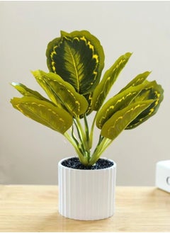 Kutis 1-Piece Artificial Potted Plant For Home Decoration  Multicolor 28x8x7.5 cm  - Image 1