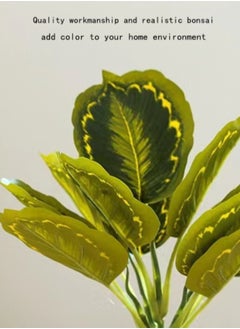 Kutis 1-Piece Artificial Potted Plant For Home Decoration  Multicolor 28x8x7.5 cm  - Image 3