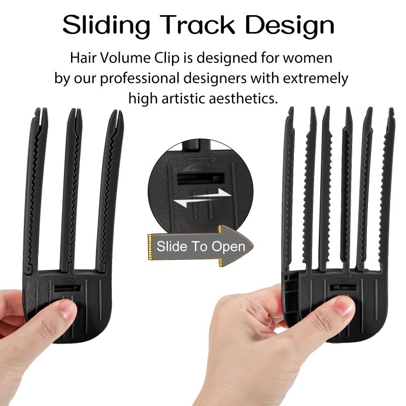 JANFUN Volumizing Hair Clips for Women 2PCS, Hair Volume Clip Styling Tools Volumizing Comb for Fluffy Bangs Clips for Root Lift, Root Booster Clips - Image 2