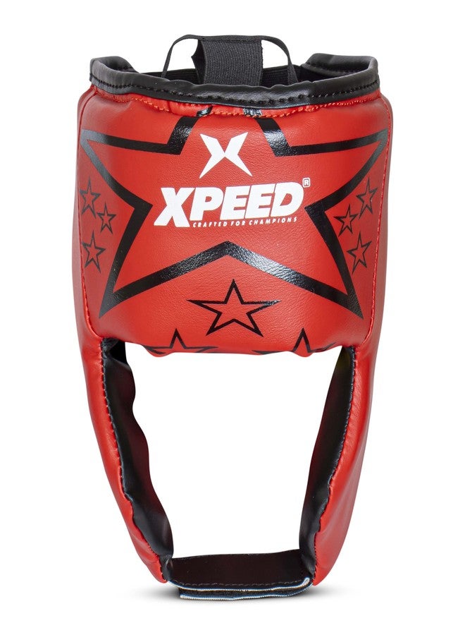 Xpeed Junior Boxing Kit ||PVC Kit || Suitable for 5+ Age with a Comprehensive kit That Includes 18" Punch Bag,6oz Gloves, Headgear (Red/Black) - Image 2