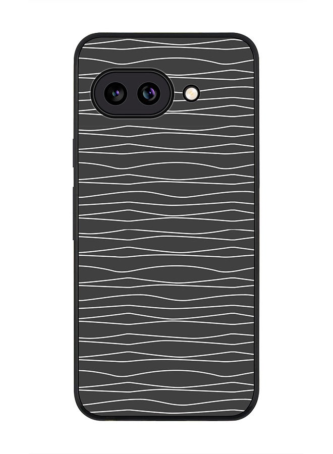 Stylizedd For Google Pixel 9a Case,Slim fit Camera Protection, Shockproof Thin Phone cover  - Squiggly Lines