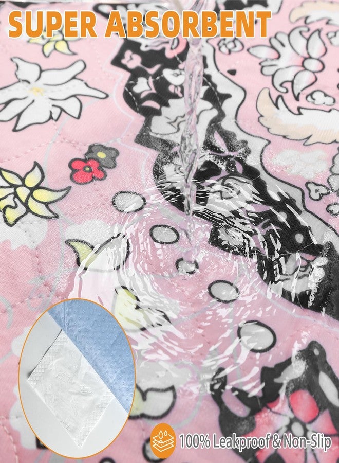 KOOLTAIL Washable Pee Pads for Dogs, 2 Pack Super Absorbent Reusable Puppy Training Pads Waterproof, Nonslip and Leak-Proof Dog Pee Pads, Large Pet Mats Whelping Pads for Floor, Crate, Couch, 36"x41" - Image 2