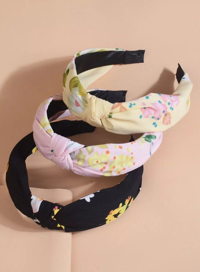 3pcs Toddler Girls Knot Hair Hoop  - Image 1
