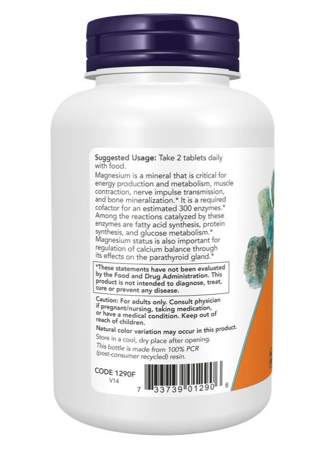Now Magnesium Citrate 200 mg 100 Tablets - Image 3