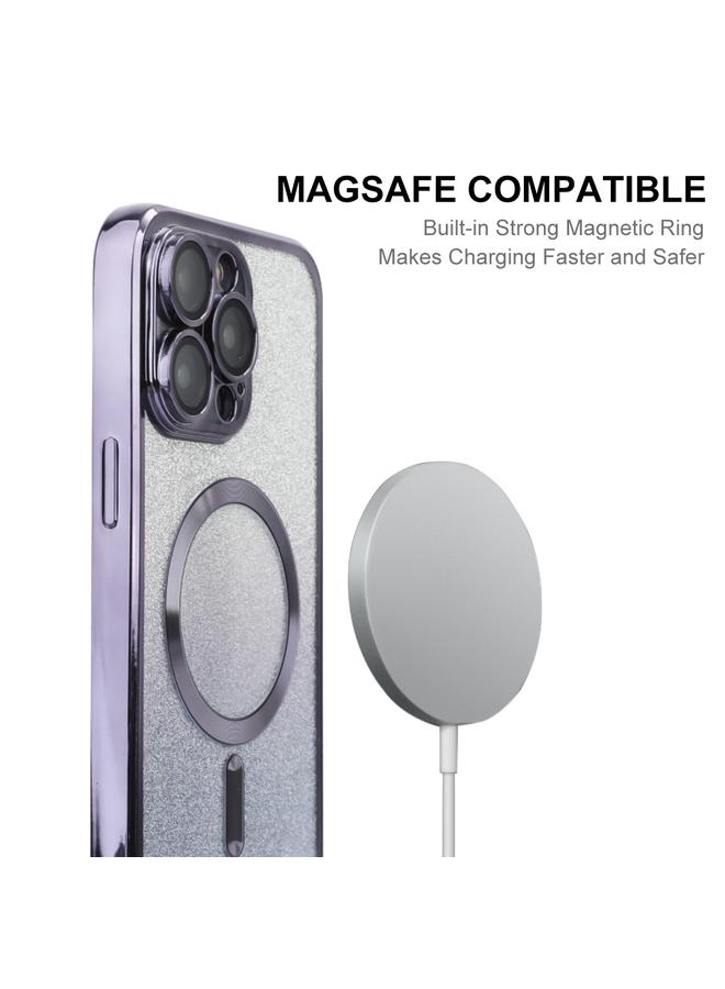 ENKAY Case For iPhone 13 Pro Max Hat-Prince Magnetic Glitter Plated Shockproof Phone Case with Lens Film - Image 3