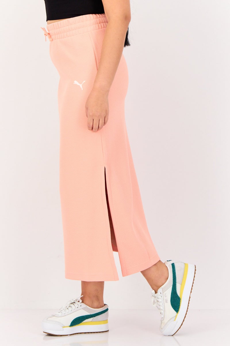 PUMA Women Embroidered Logo Midi Skirt Outdoor Skirt, Pink - Image 2