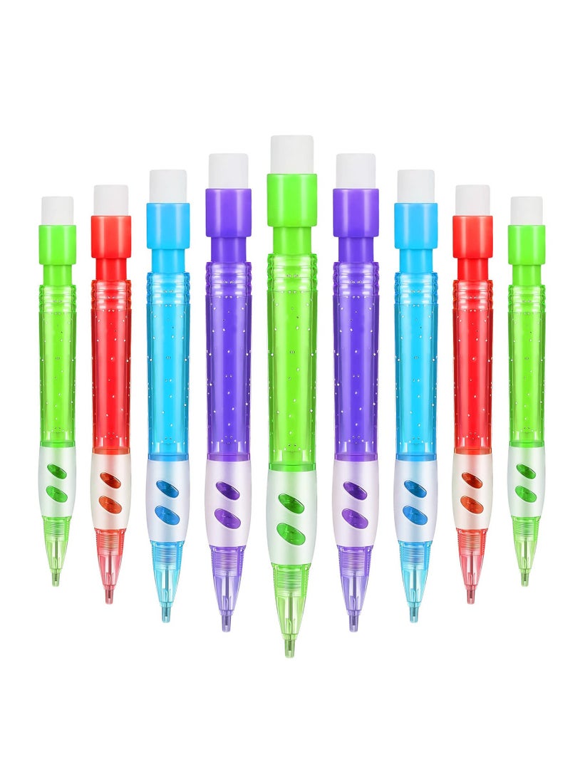 KASTWAVE Assorted Mini Mechanical Pencils, 16 Pcs 0.7 mm Automatic Pencils with Mini Erasers Mini Pens Stationery Supplies for Home, Office, School Supplies, Writing, Drawing, Drafting (16 Pieces) - Image 1