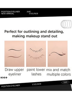 AMG Positioning Eyeliner Liquid Pen, Long-Lasting Precise High-Pigmented Quick Drying Extra-Fine Eye Makeup Pencil 02  - Image 4