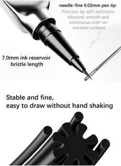 AMG Positioning Eyeliner Liquid Pen, Long-Lasting Precise High-Pigmented Quick Drying Extra-Fine Eye Makeup Pencil 02  - Image 5