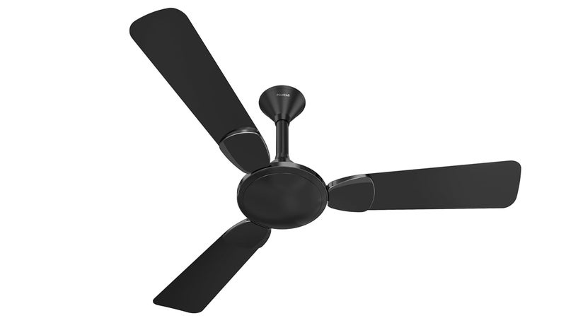 Polycab Polycab Aeroglam 1200 mm 1 Star Ceiling Fan Onyx Black 