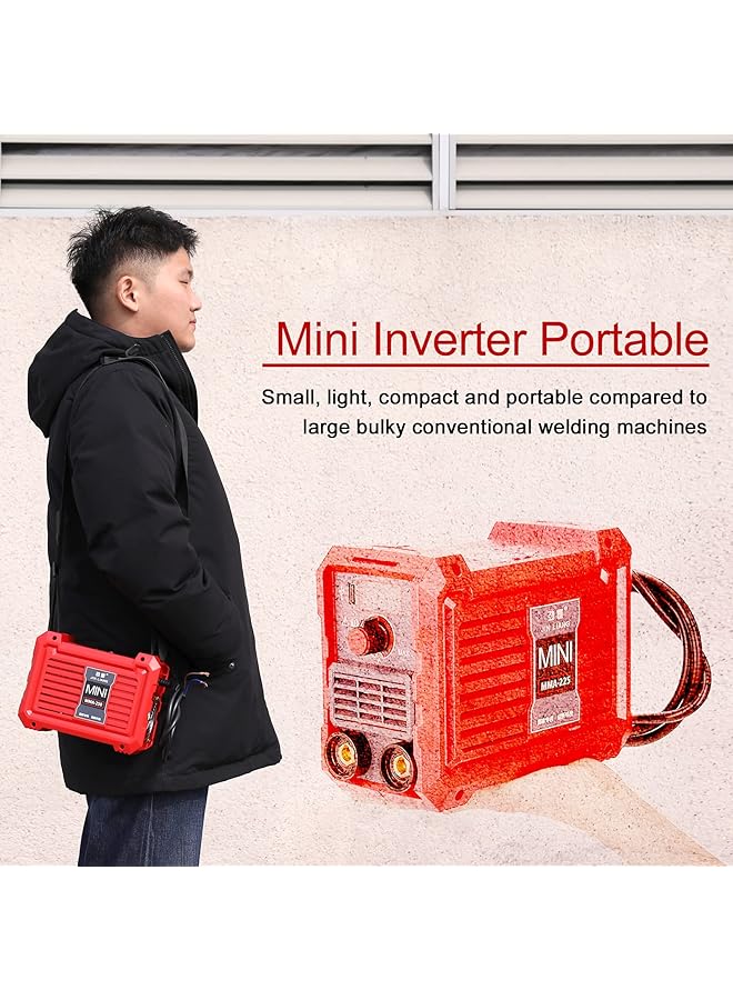 إيروريكس آلة لحام كهربائية 20 225A Mma 225 آلة لحام كهربائية منزلية صغيرة عاكس 220 فولت Igbt آلة لحام صناعية رقمية صغيرة مع منفذ USB - Image 4