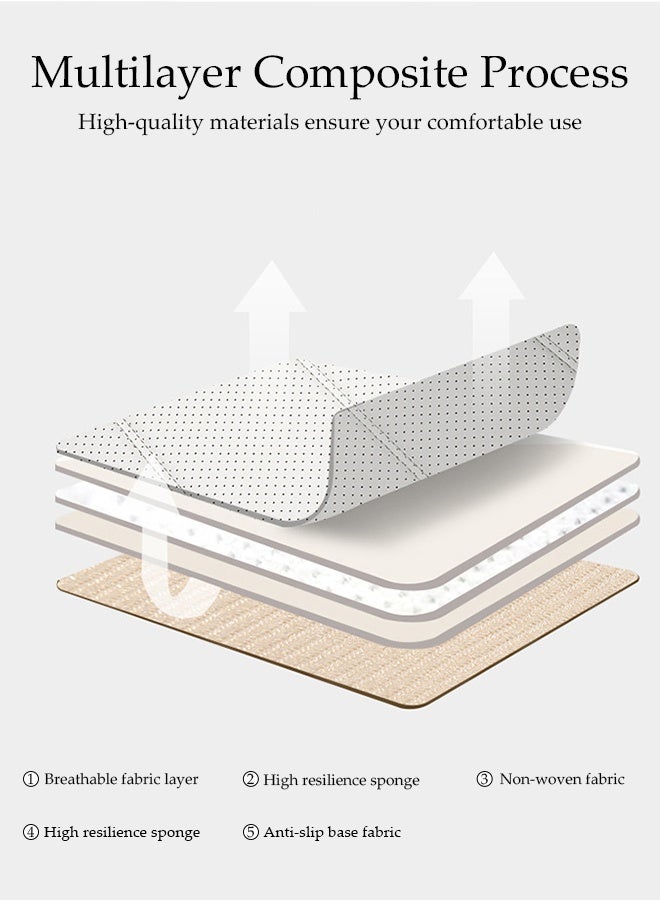 DUNISO Car Seat Cover, Universal Fully Wrapped Seat Cushion, Artificial Leather Car Backrest Seat Cover, Equipped With Headrest, Wear Resistant And Anti Slip, Suitable For All Seasons, Suitable For Most Car Seats - Image 3