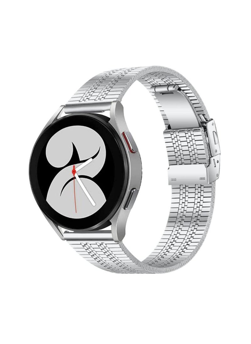 SYOSI - For Galaxy Watch 4 Strap, 20mm Watch Strap Compatible with Samsung Galaxy Watch 4 40mm 44mm/Galaxy Watch 4 Classic 46mm(2021) 42mm, Adjustable Replacement Strap for Galaxy Watch 4 Band Men Women - Image 1