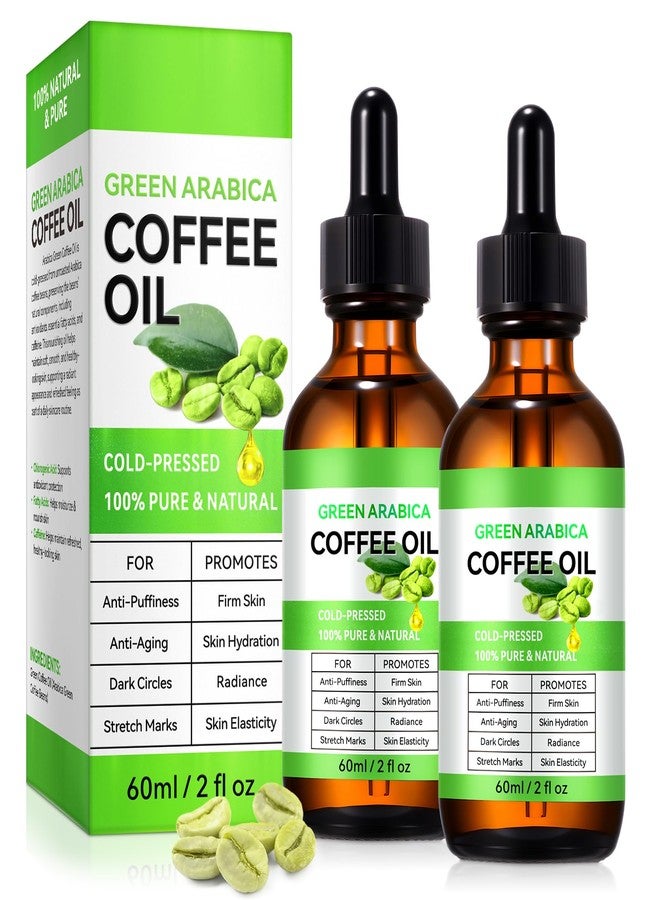Moulis Coffee Essential Oil, Coffee Oil for Skin, Green Coffee Bean Oil for Face & Hair Growth, Cellulite, Reduces Puffiness, Dark Circles, Stretch Marks, Skin Tightening, Cold-Pressed, 4 Fl Oz - Image 1