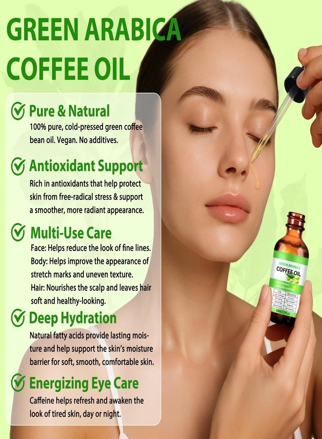 Moulis Coffee Essential Oil, Coffee Oil for Skin, Green Coffee Bean Oil for Face & Hair Growth, Cellulite, Reduces Puffiness, Dark Circles, Stretch Marks, Skin Tightening, Cold-Pressed, 4 Fl Oz - Image 5