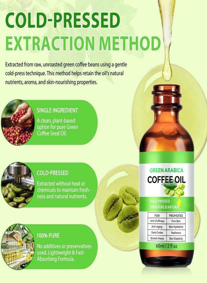 Moulis Coffee Essential Oil, Coffee Oil for Skin, Green Coffee Bean Oil for Face & Hair Growth, Cellulite, Reduces Puffiness, Dark Circles, Stretch Marks, Skin Tightening, Cold-Pressed, 4 Fl Oz - Image 3