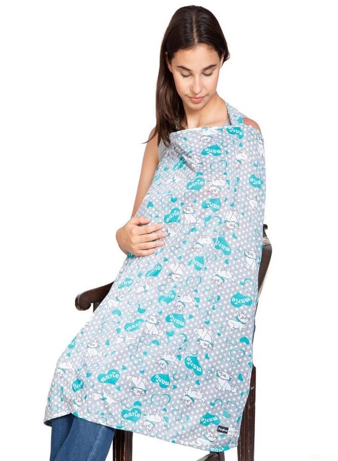 Feather Hug غطاء رضاعة فاخر من فيذر هاغ - غطاء رضاعة قطني مطاطي للأم، ماري مياو - Image 5