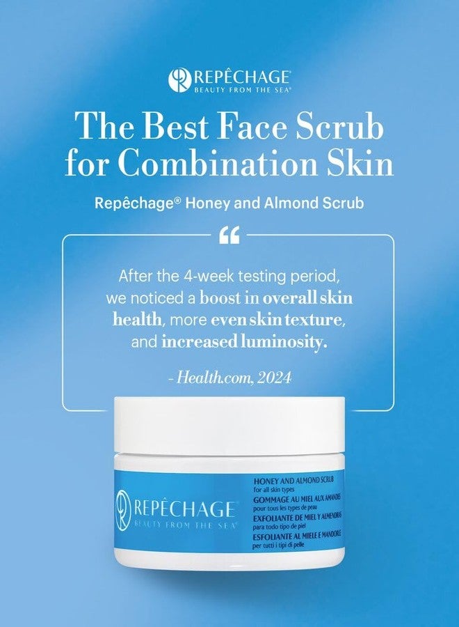 Repechage Honey and Almond Face Scrub for All Skin Types. Gentle Natural Facial Scrub helps to Deep Cleanse and Exfoliate Face Revealing a Glowing, Brighter, and Smoother complexion 125ml. - Image 4