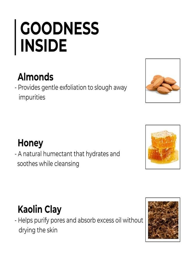 Repechage Honey and Almond Face Scrub for All Skin Types. Gentle Natural Facial Scrub helps to Deep Cleanse and Exfoliate Face Revealing a Glowing, Brighter, and Smoother complexion 125ml. - Image 2
