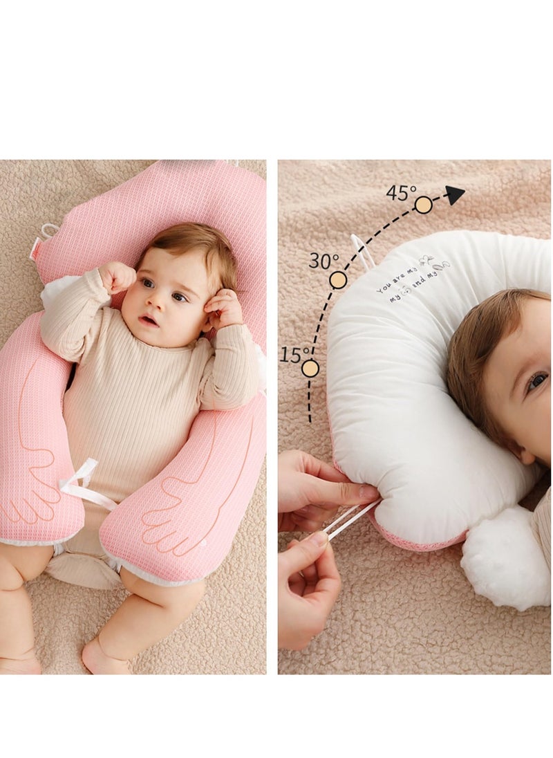 KCDMBUE Adjustable Baby Nursing Pillow with Memory Foam, Breathable Head Shaping Pillow for Newborns, Nursing Support Cushion for Breastfeeding & Bottle Feeding  - Image 3