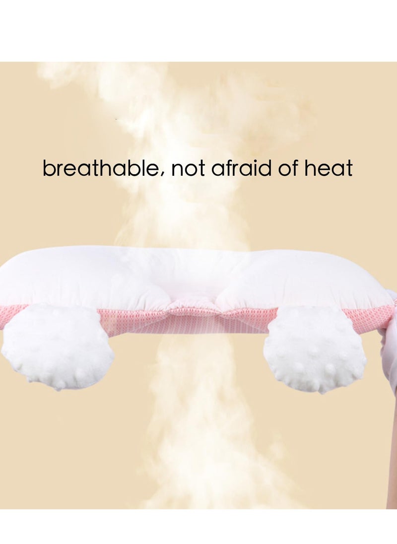 KCDMBUE Adjustable Baby Nursing Pillow with Memory Foam, Breathable Head Shaping Pillow for Newborns, Nursing Support Cushion for Breastfeeding & Bottle Feeding  - Image 2