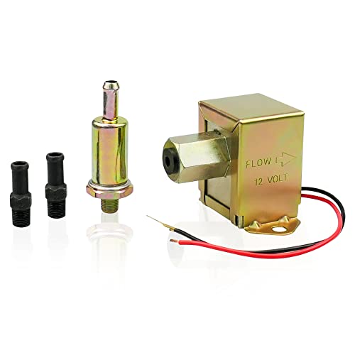 TIKSCIENCE For Generac Kohler Onan Gas Diesel Generator Fuel Pump, MD7781, 12 Volt 4-7 PSI Flow up to 25-35 GPH Output, Self-Priming Electric Low Pressure Fuel Pump - Image 1