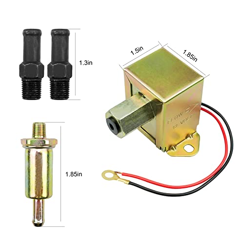 TIKSCIENCE For Generac Kohler Onan Gas Diesel Generator Fuel Pump, MD7781, 12 Volt 4-7 PSI Flow up to 25-35 GPH Output, Self-Priming Electric Low Pressure Fuel Pump - Image 5