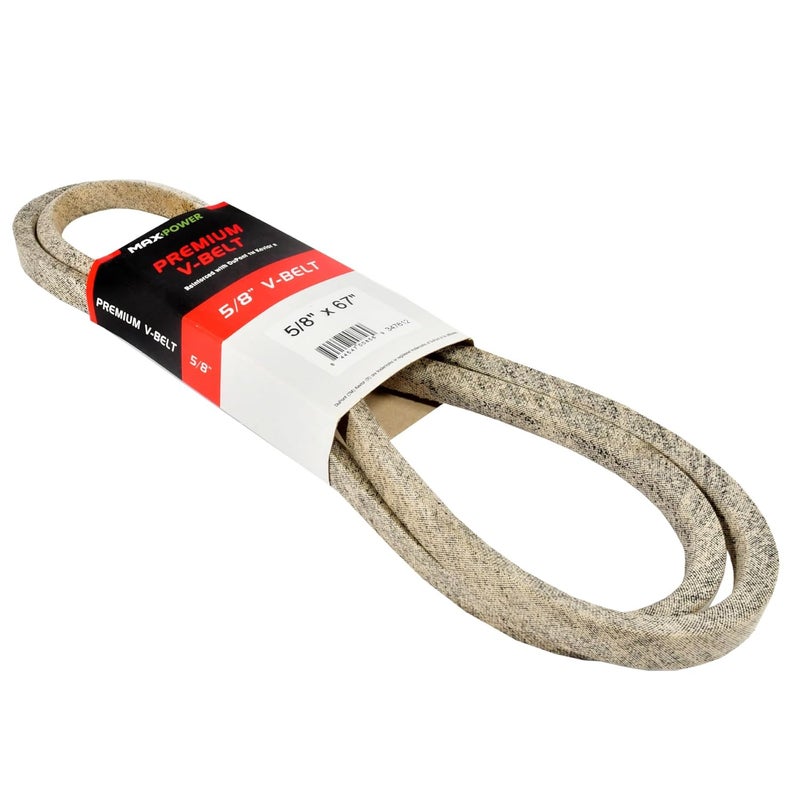 Maxpower 347612 Premium Belt Reinforced with Kevlar Fiber Cords, 5/8" x 67" - Image 2