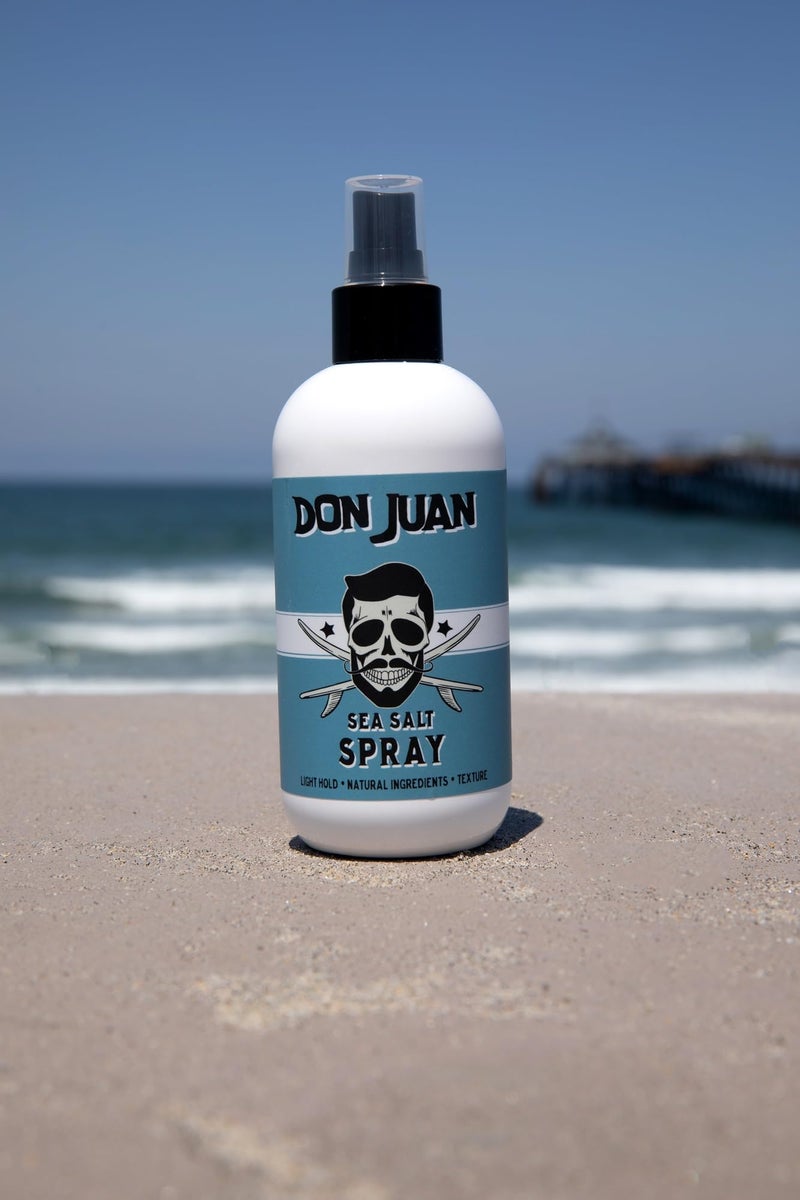 don juan بخاخ تصفيف الشعر بملح البحر دون خوان | تثبيت خفيف | يضيف حجم وملمس للشعر | مكونات طبيعية | رائحة شمع البحر، 8 أونصة سائلة - Image 5