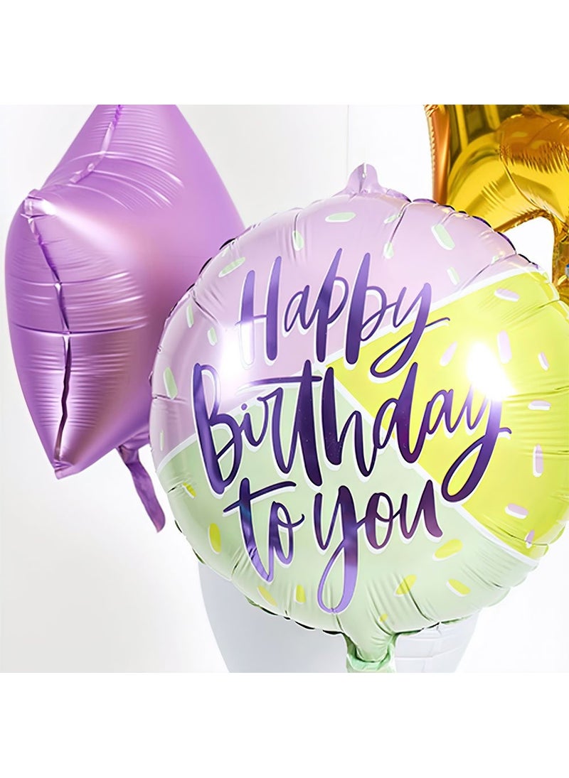 Folat Happy Birthday To You Balloon Color Mix 45 cm - Image 2